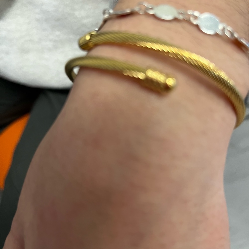 Gold filled Stackable Bangles - Picture 2 of 3